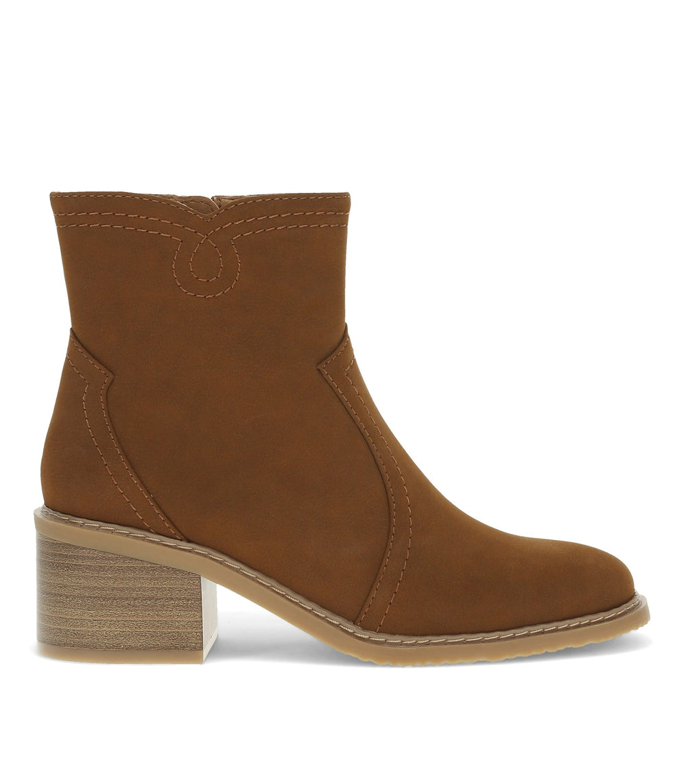 Calloway Block Heel Bootie Nutshell - Women