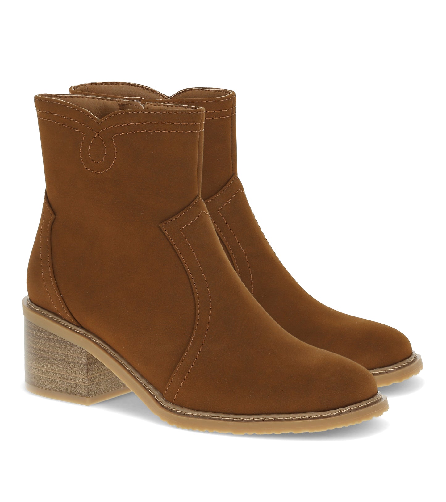 Calloway Block Heel Bootie Nutshell - Women