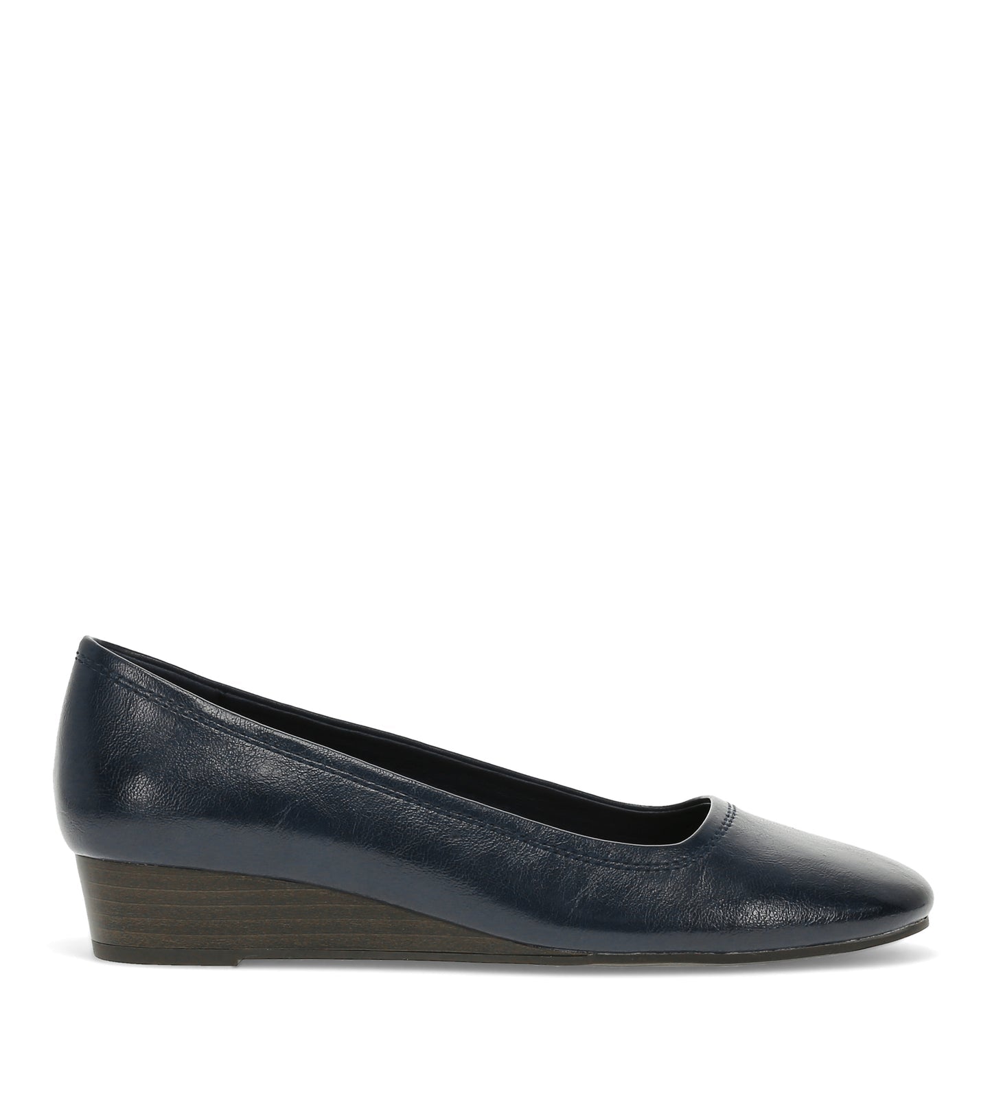 Covette Wedge Slip On Dark Navy - Women