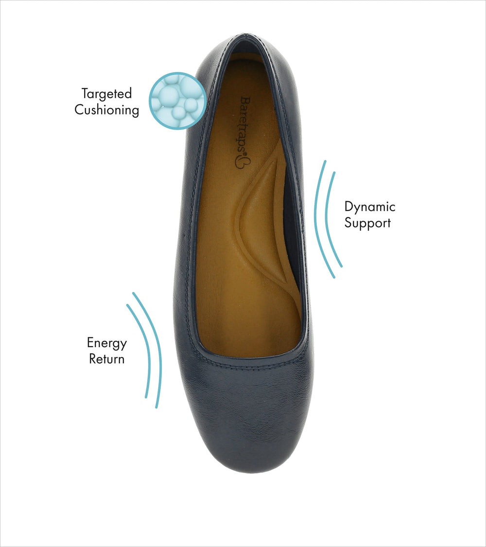 Covette Wedge Slip On Dark Navy - Women