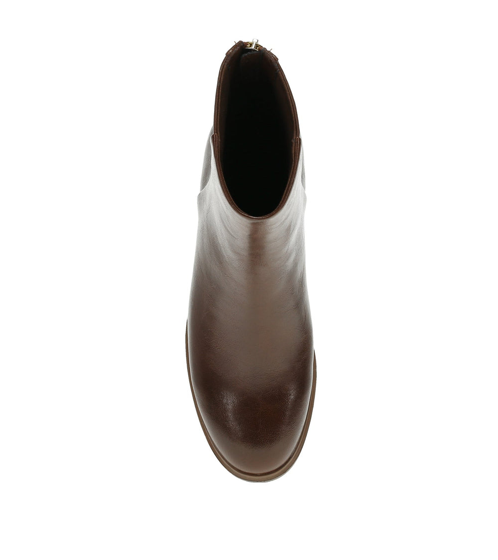 Bessie Block Heel Bootie Bloodstone - Women