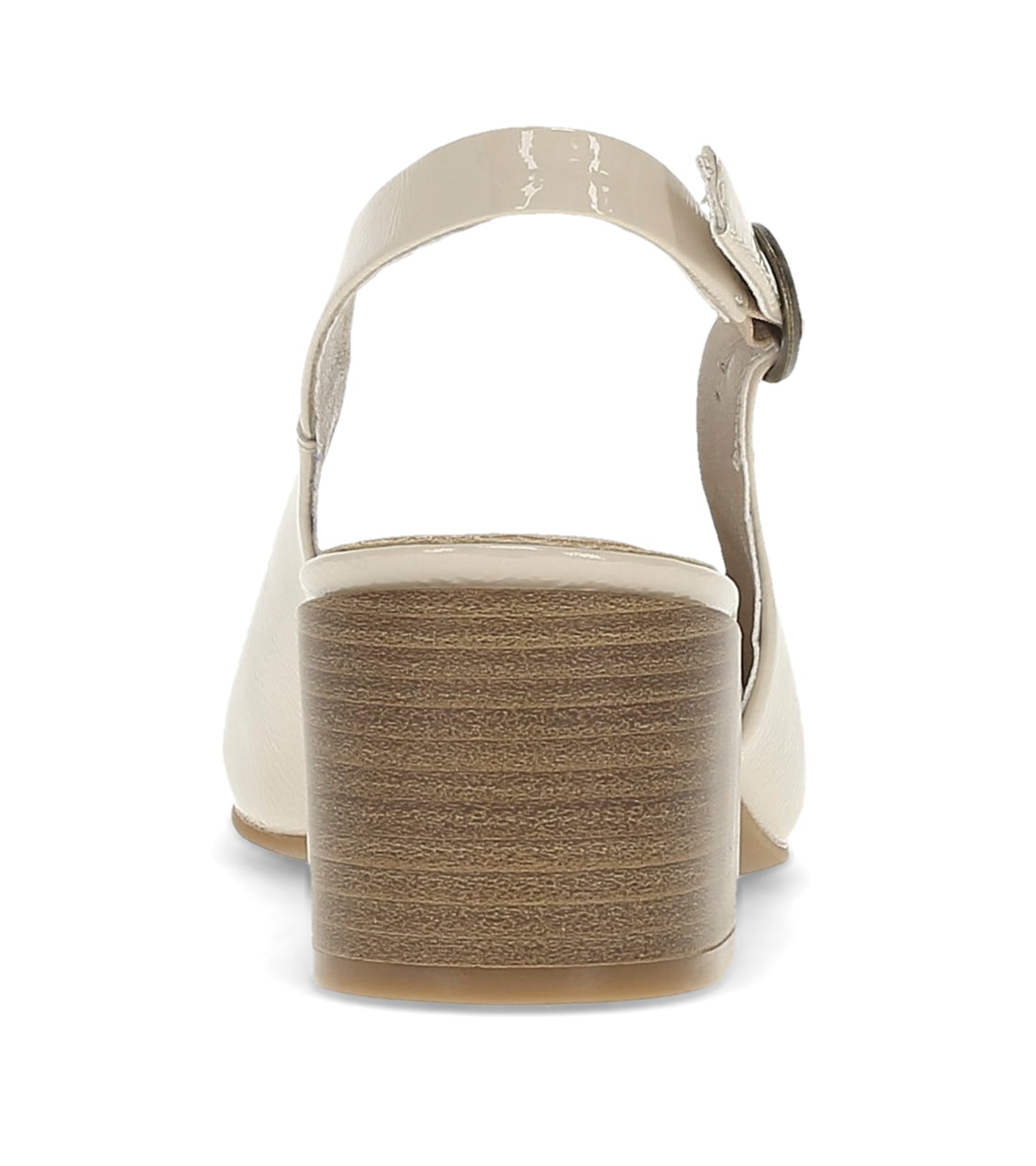 Ester Block Heel Slingback Pump Ivory - Women