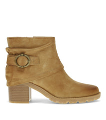 Deborah Block Heel Bootie Sand - Women