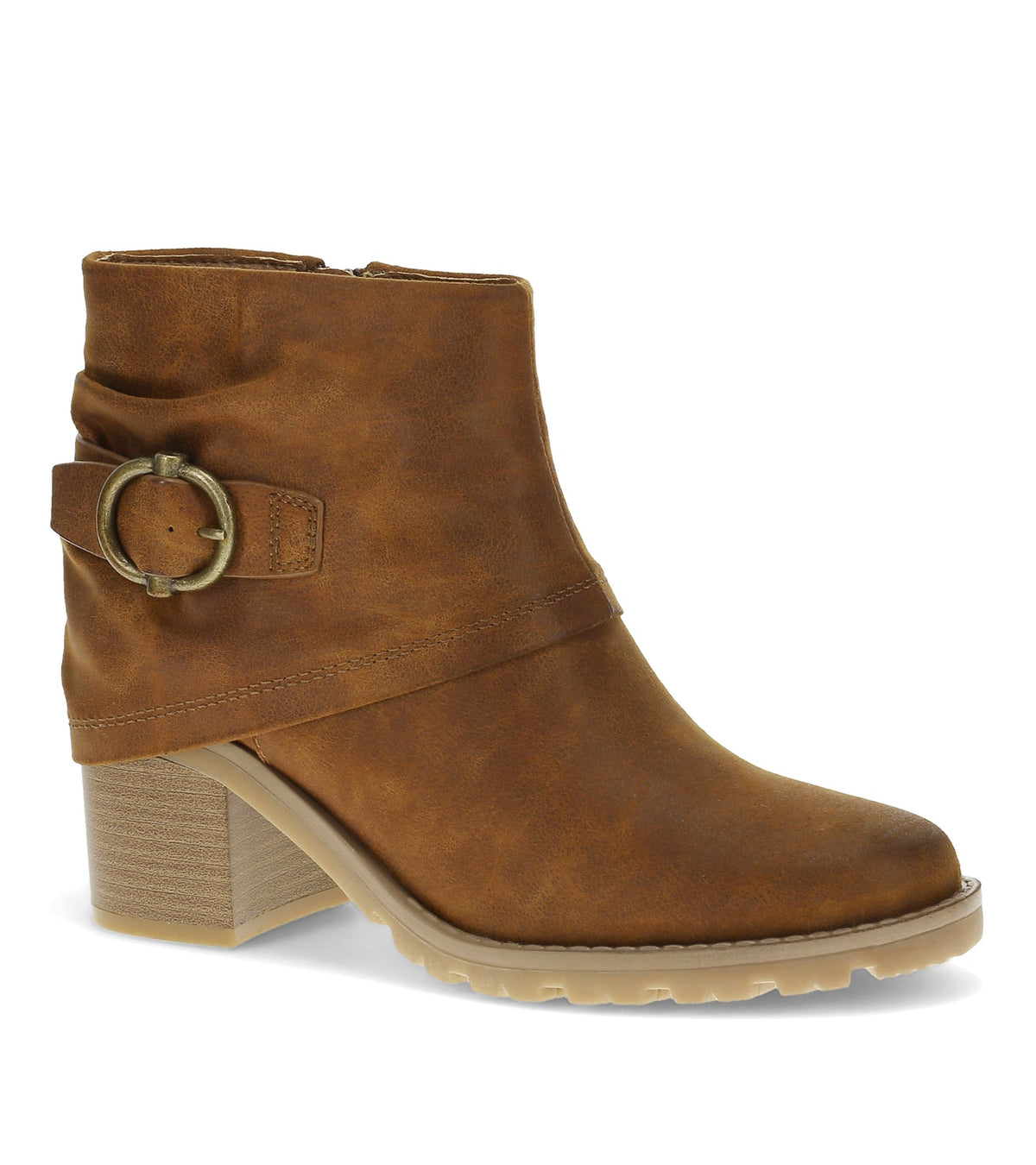 Deborah Block Heel Bootie Toffee - Women