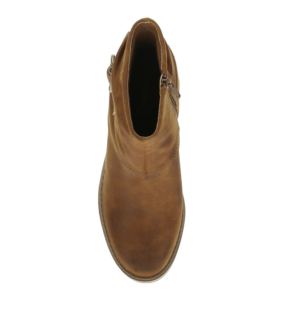 Deborah Block Heel Bootie Toffee - Women