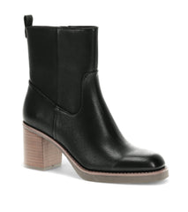 Giana Heeled Midi Boot Black - Women