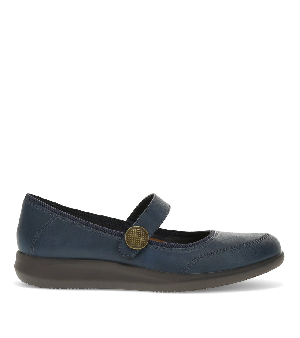 Joesie Mary Jane Flat Dark Navy - Women