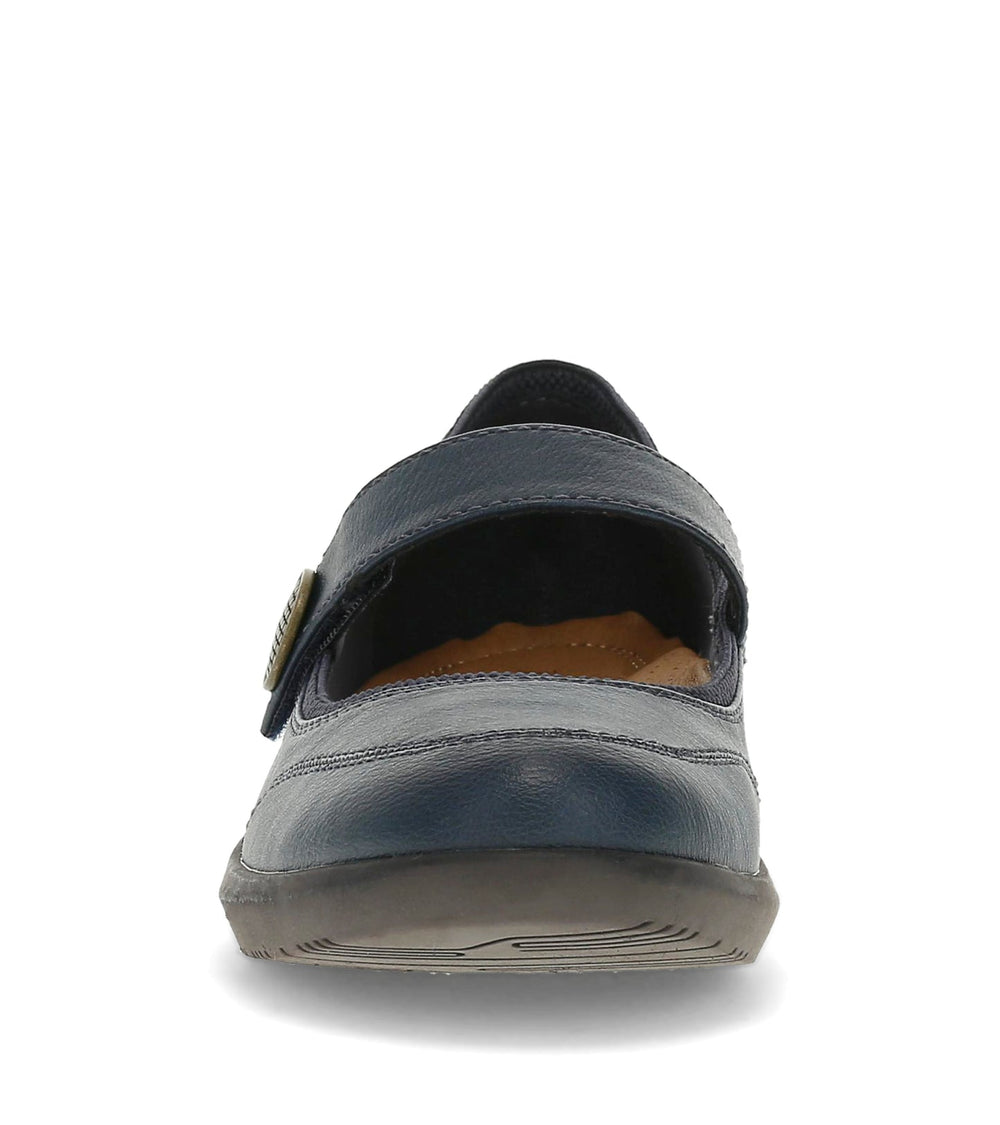 Joesie Mary Jane Flat Dark Navy - Women