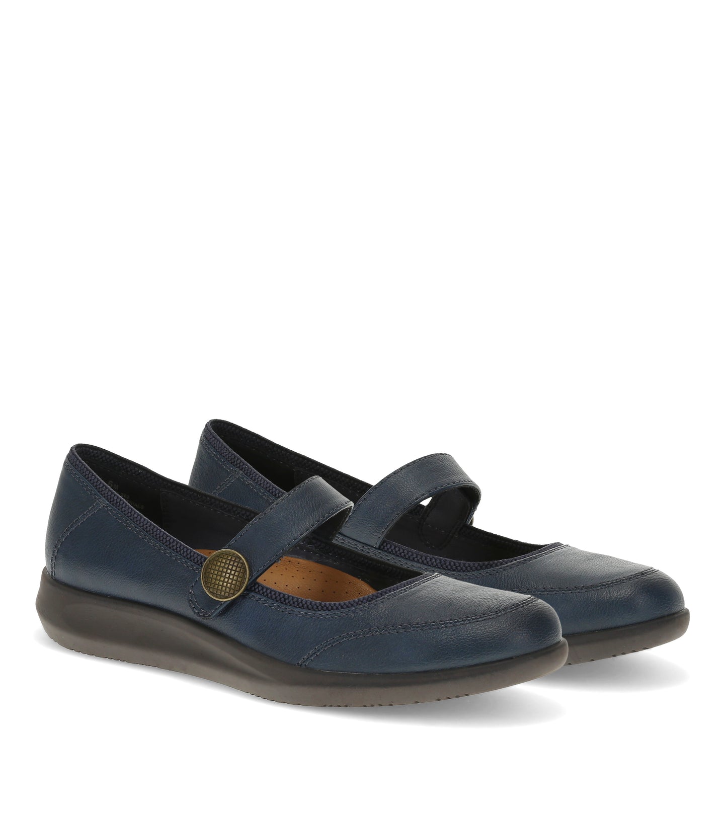 Joesie Mary Jane Flat Dark Navy - Women