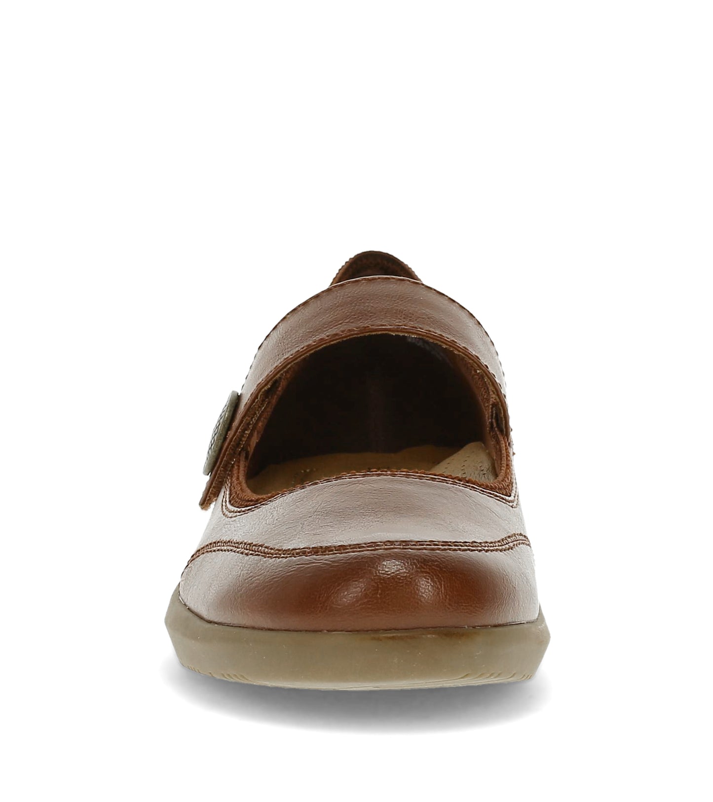 Joesie Mary Jane Flat Mahogany - Women