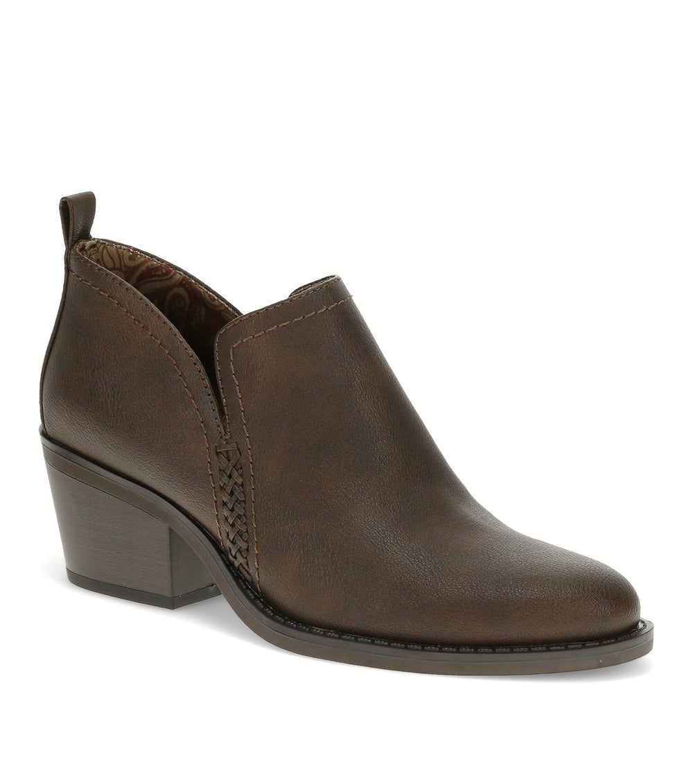 Lidian Ankle Bootie Dark Brown - Women