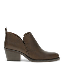 Lidian Ankle Bootie Dark Brown - Women
