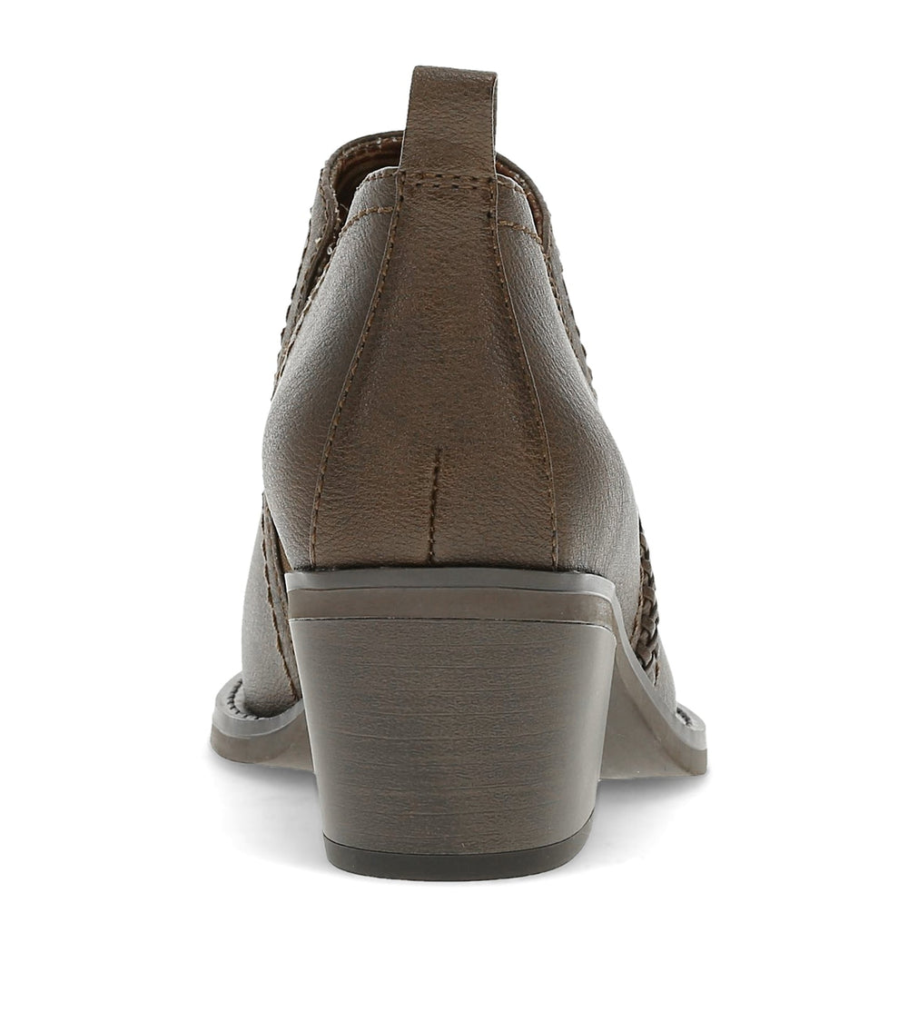 Lidian Ankle Bootie Dark Brown - Women
