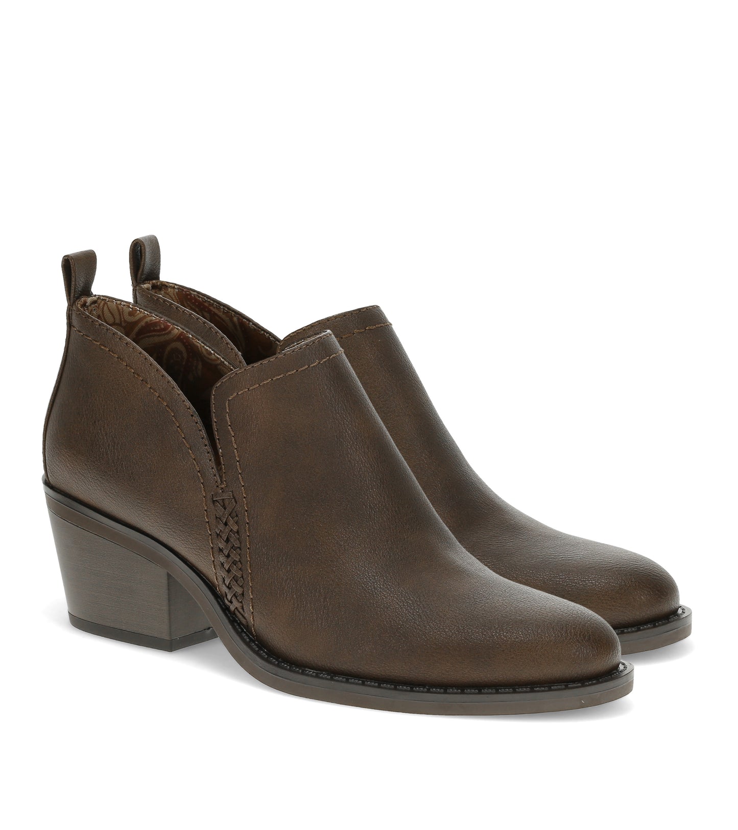 Lidian Ankle Bootie Dark Brown - Women