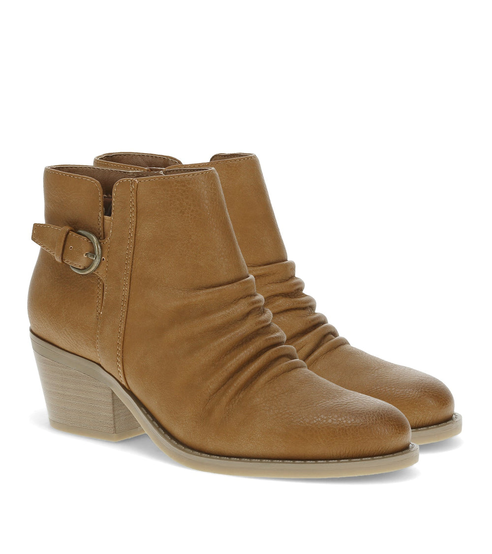 Linnea Block Heel Bootie Light Rust - Women