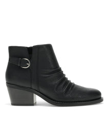 Linnea Block Heel Bootie Black - Women