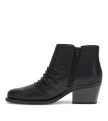 Linnea Block Heel Bootie Black - Women