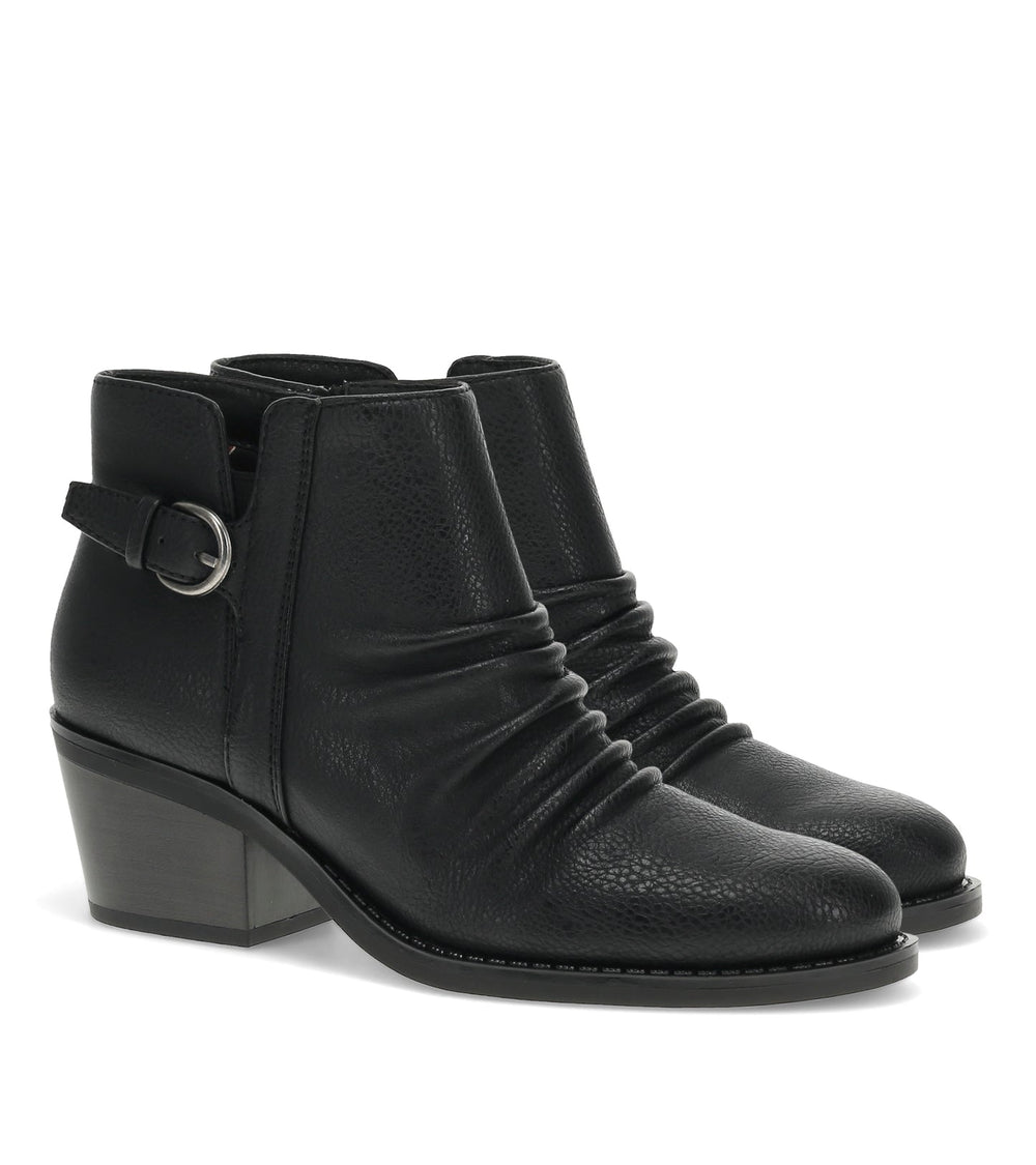 Linnea Block Heel Bootie Black - Women