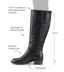 Nena Riding Boot Black - Women