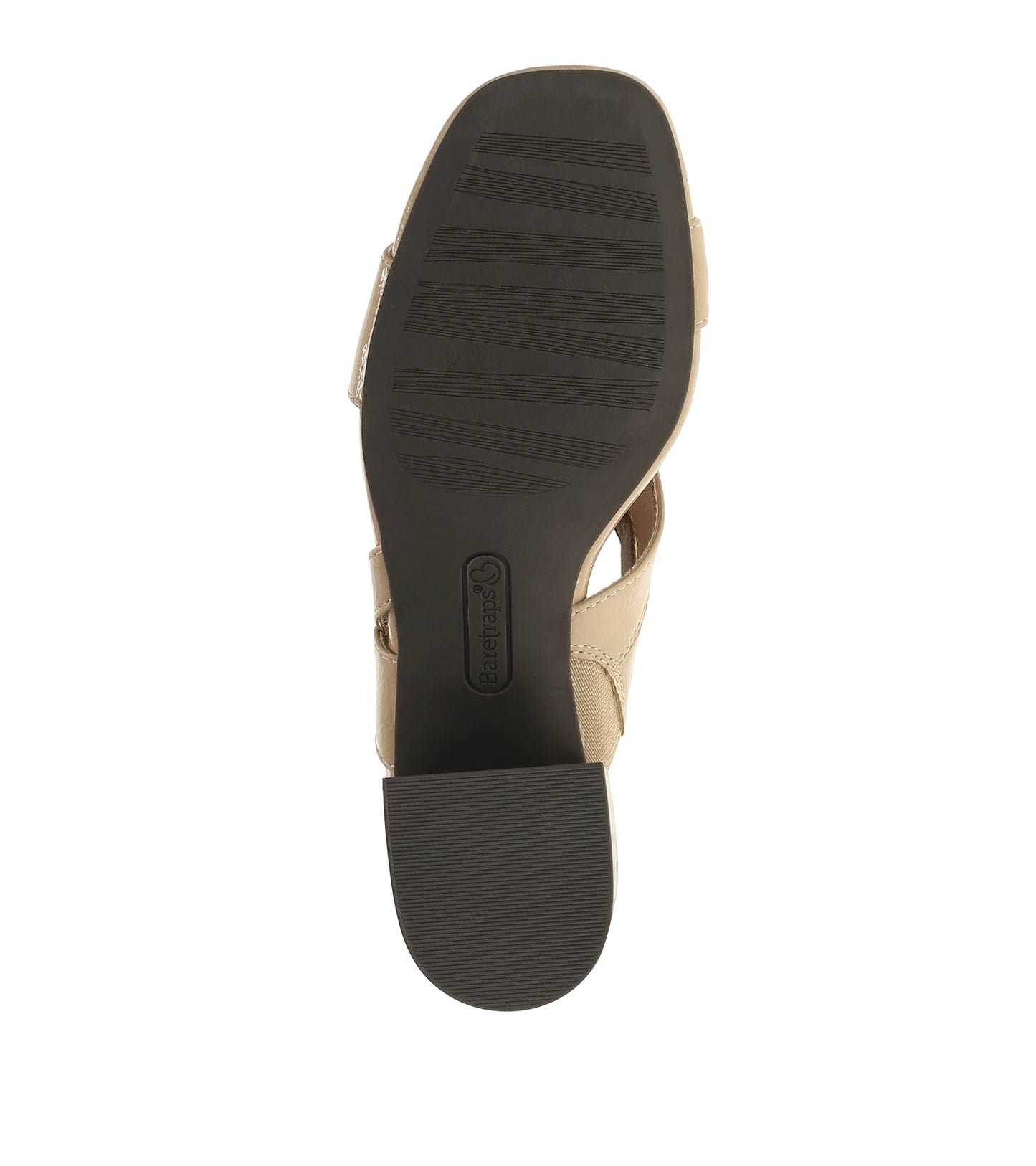 Posha Block Heel Sandal Latte Patent - Women