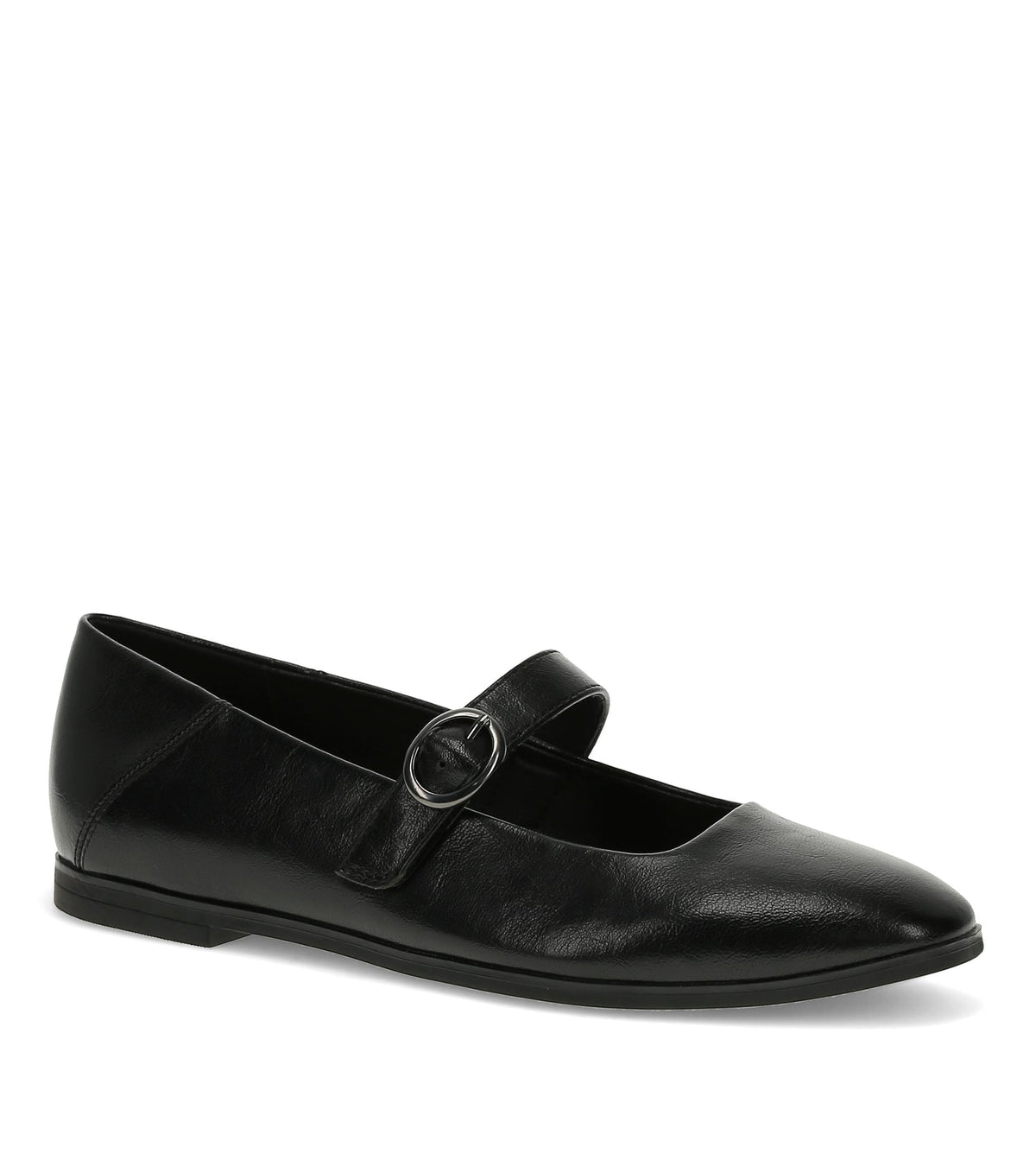 Teagan Mary Jane Flat Black - Women