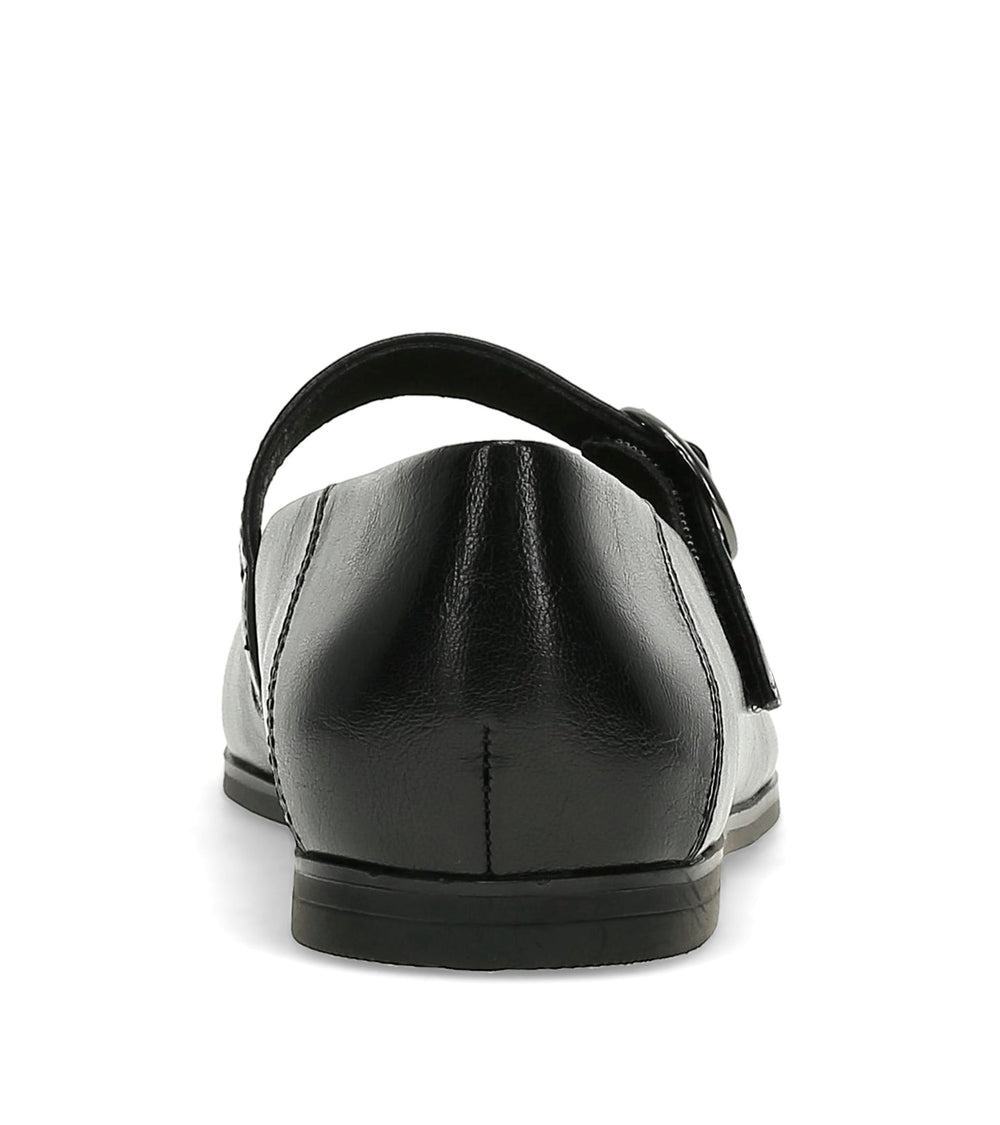 Teagan Mary Jane Flat Black - Women