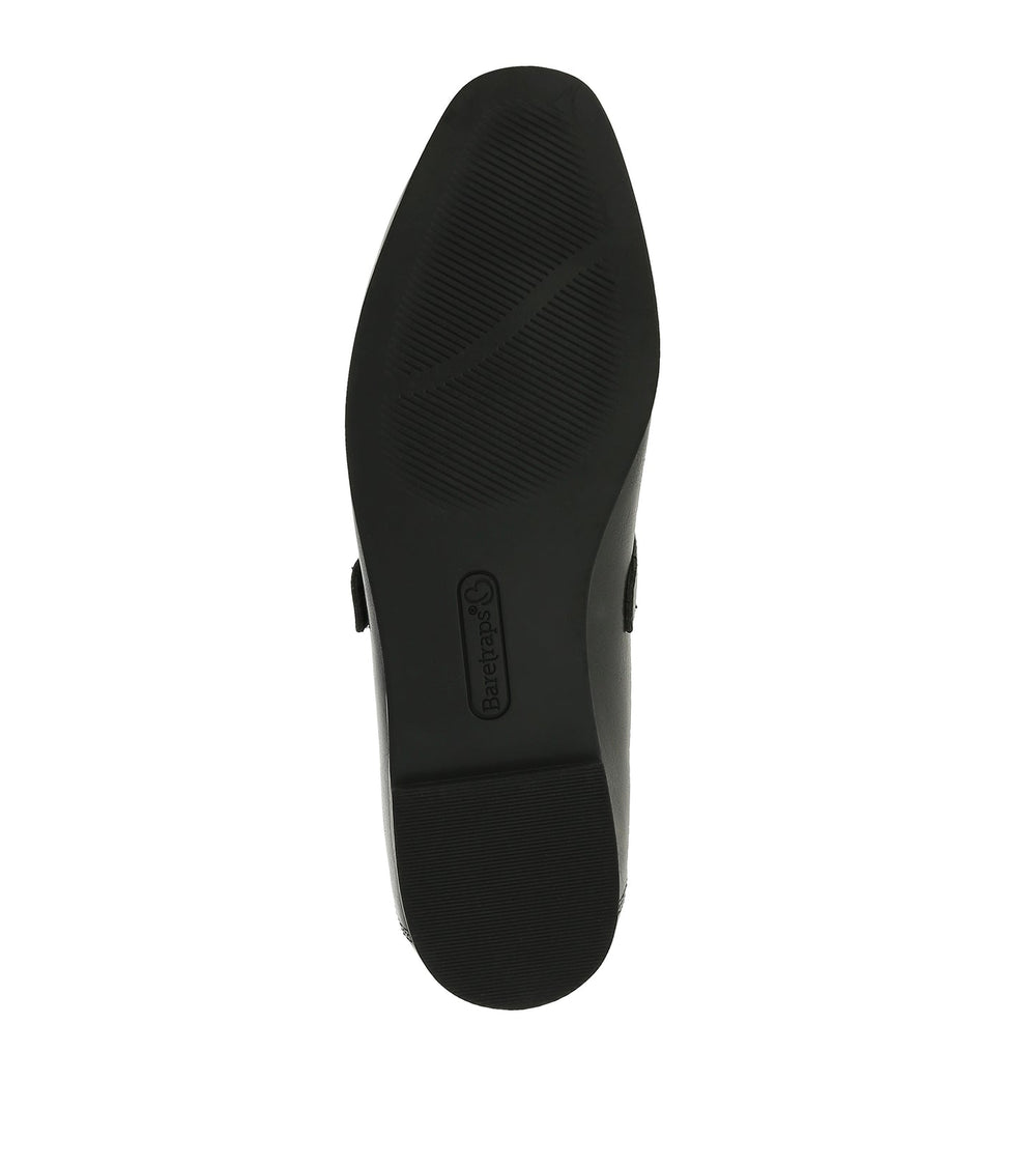 Teagan Mary Jane Flat Black - Women