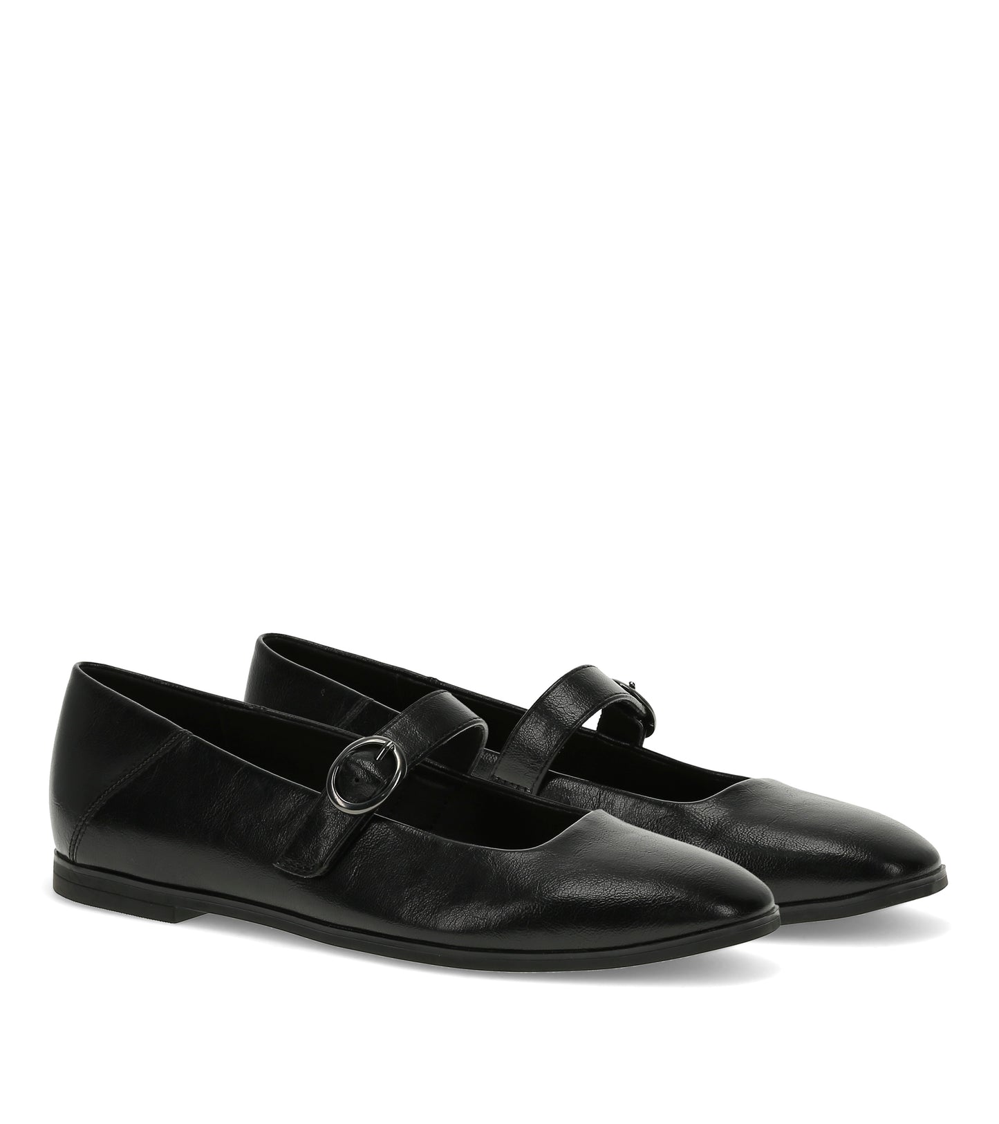 Teagan Mary Jane Flat Black - Women