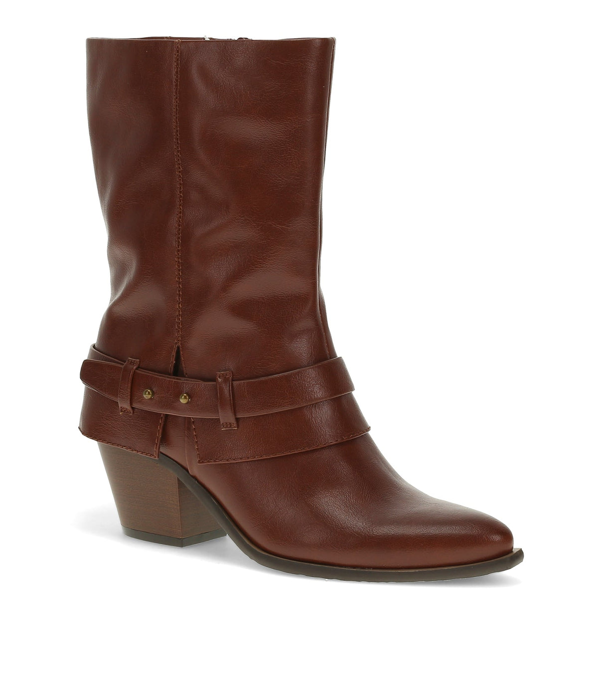 Yamura Midi Boot Mahogany - Women
