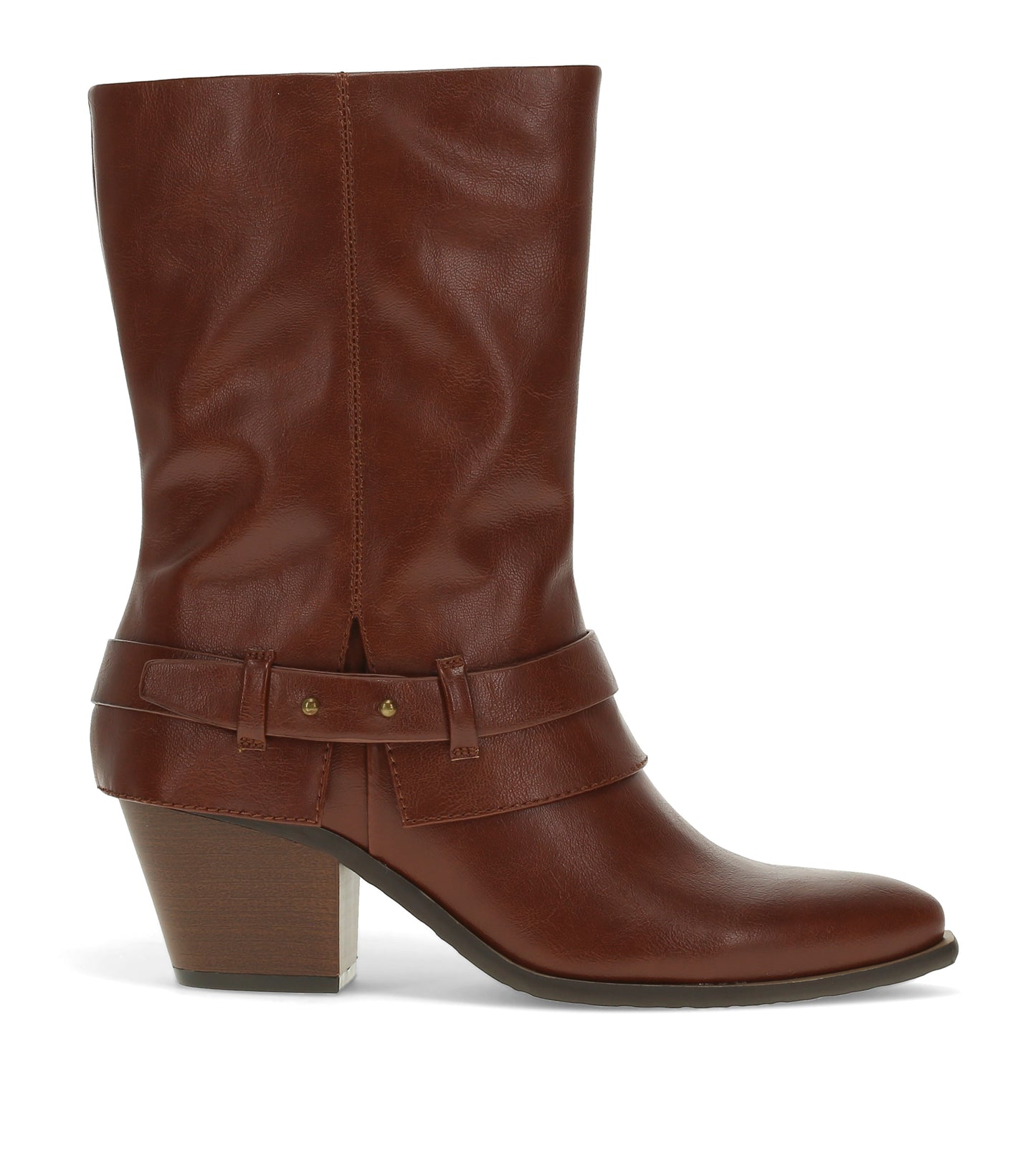Yamura Midi Boot Mahogany - Women
