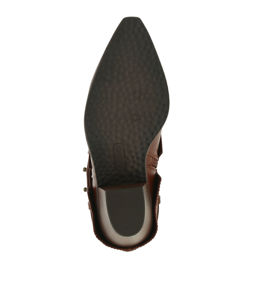 Yamura Midi Boot Mahogany - Women