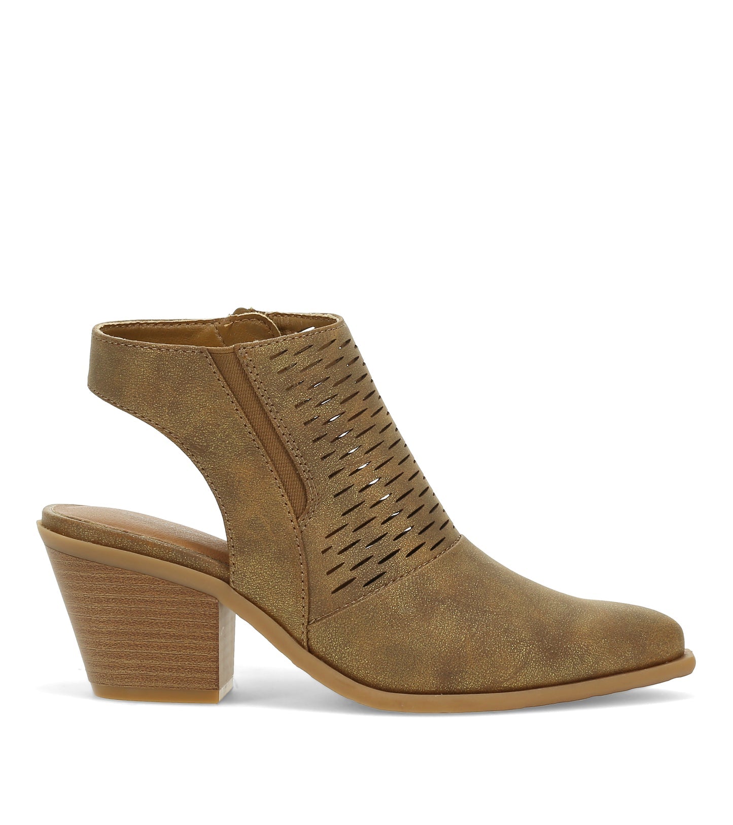 Yangley Block Heel Bootie Gold - Women