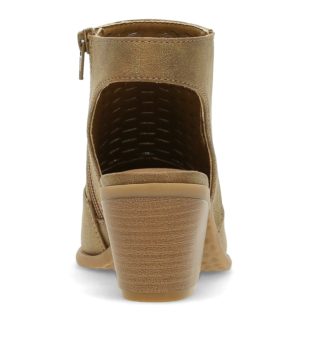 Yangley Block Heel Bootie Gold - Women