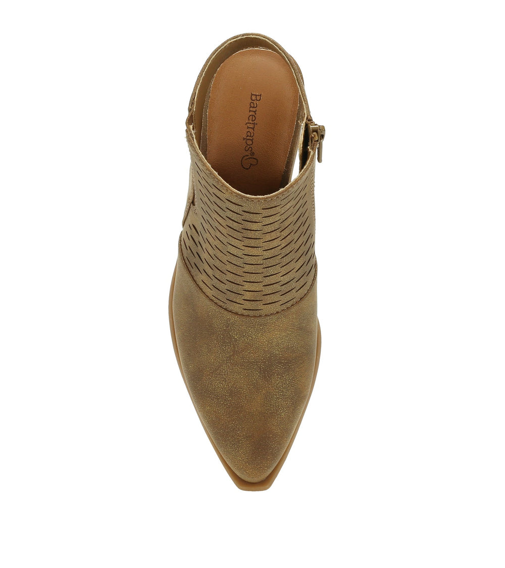 Yangley Block Heel Bootie Gold - Women
