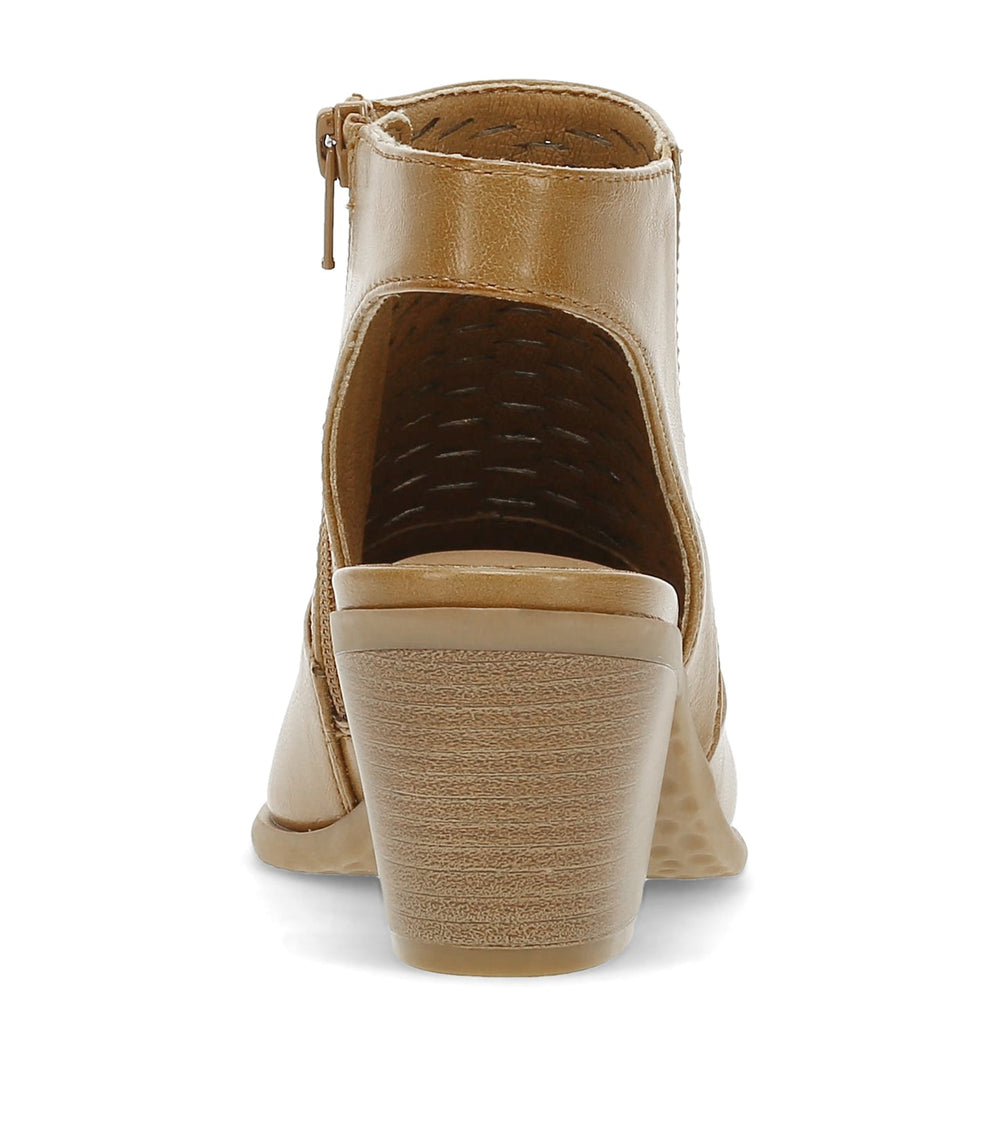 Yangley Block Heel Bootie Light Almond - Women