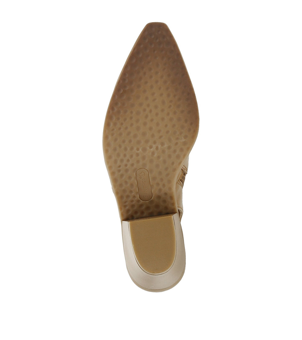 Yangley Block Heel Bootie Light Almond - Women