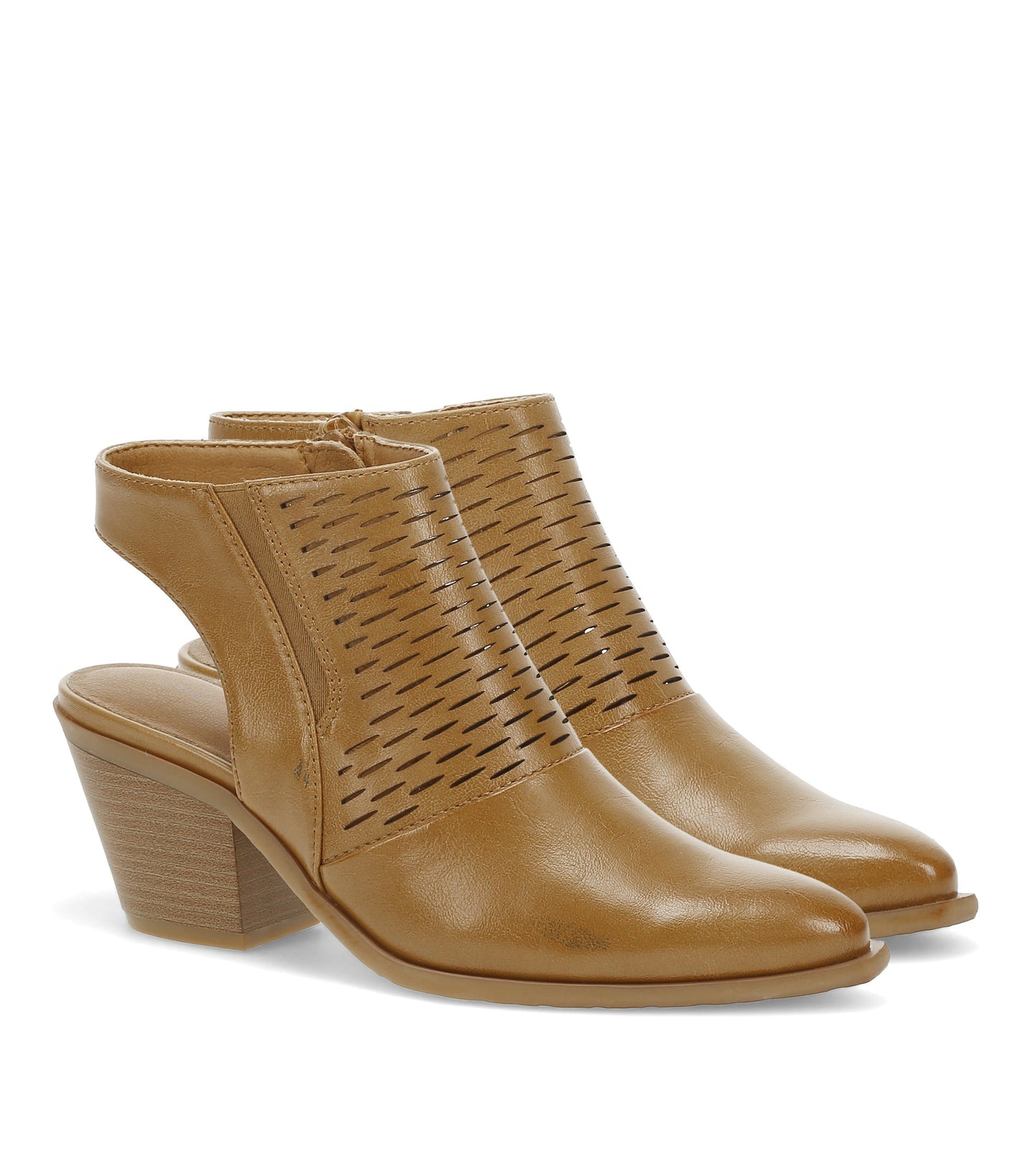 Yangley Block Heel Bootie Light Almond - Women