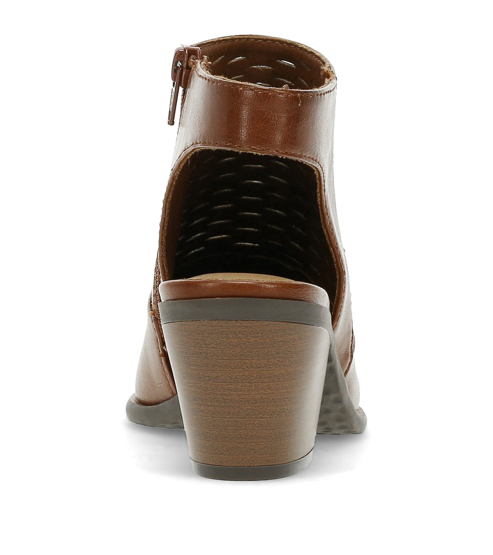 Yangley Block Heel Bootie Mahogany - Women