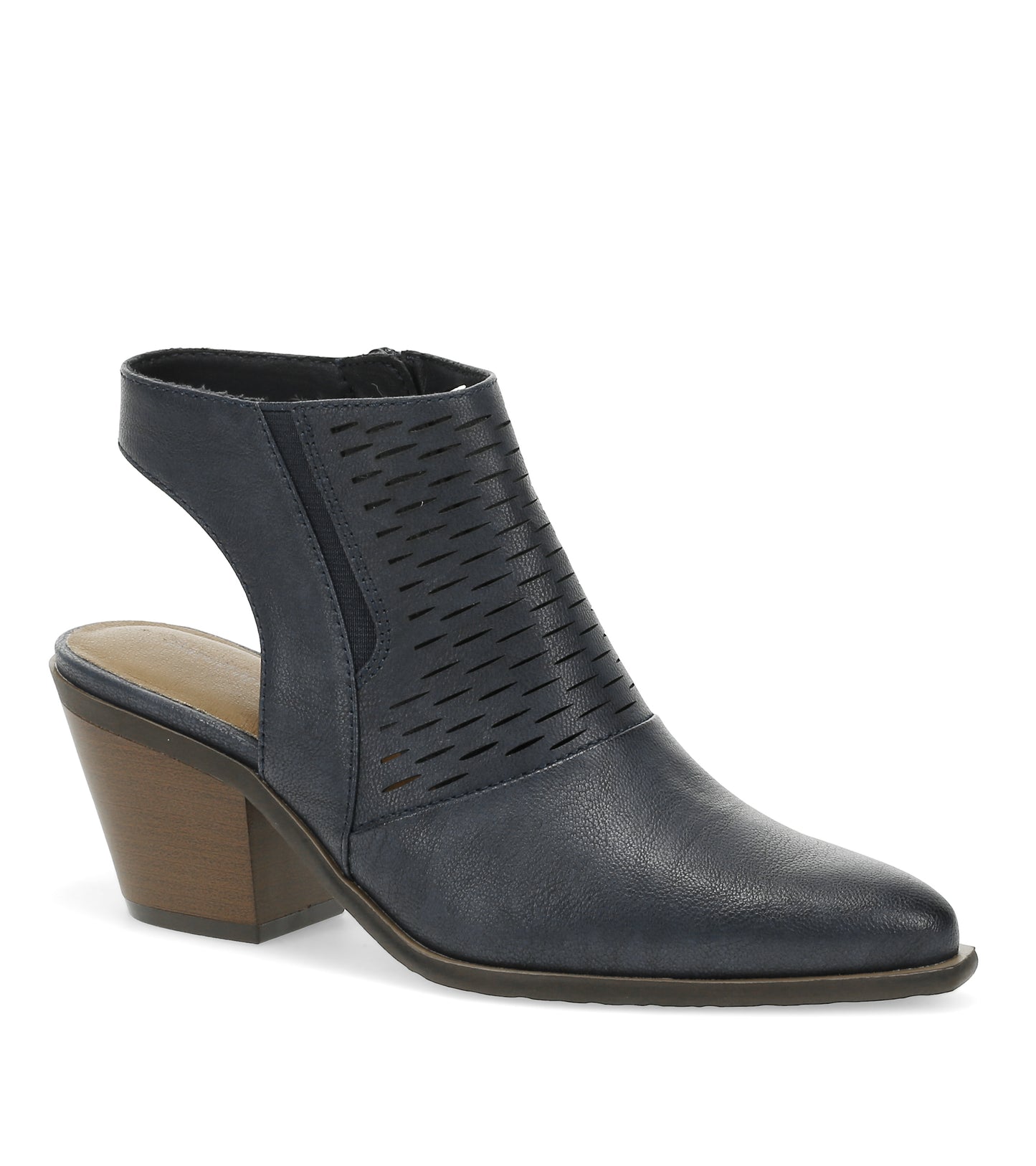 Yangley Block Heel Bootie Navy - Women