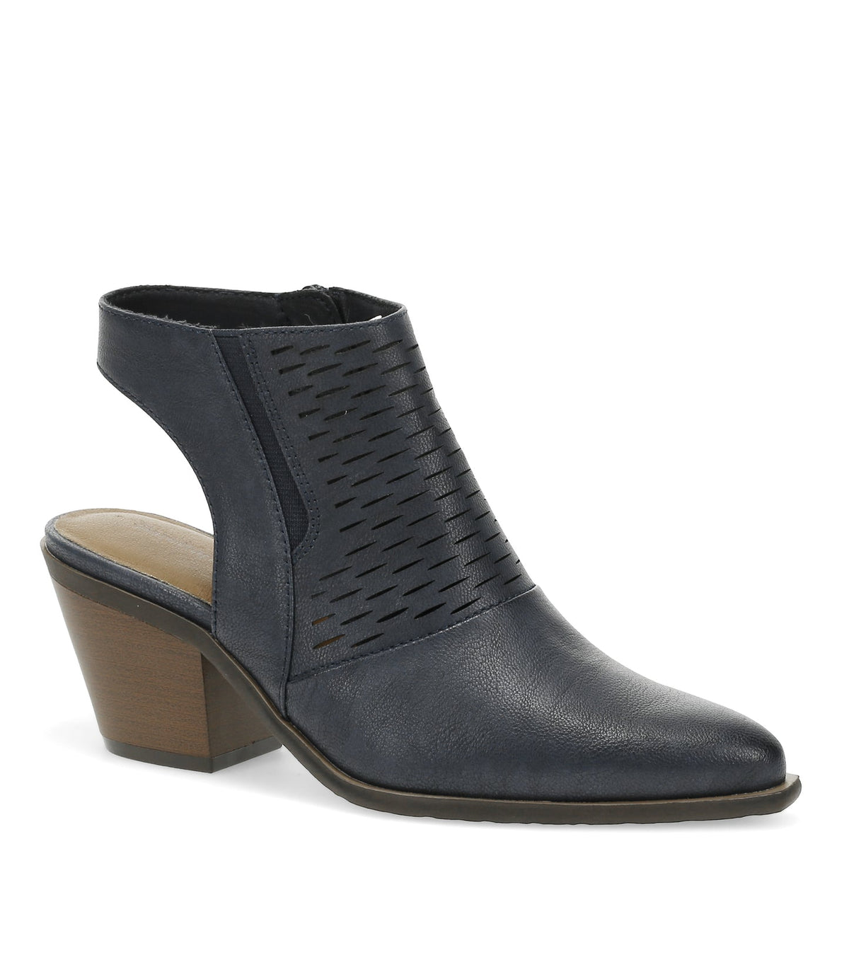 Yangley Block Heel Bootie Navy - Women