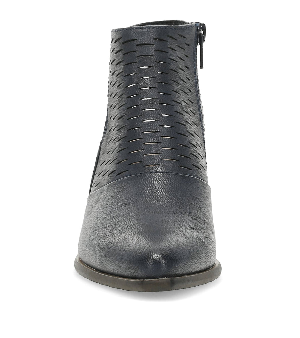Yangley Block Heel Bootie Navy - Women