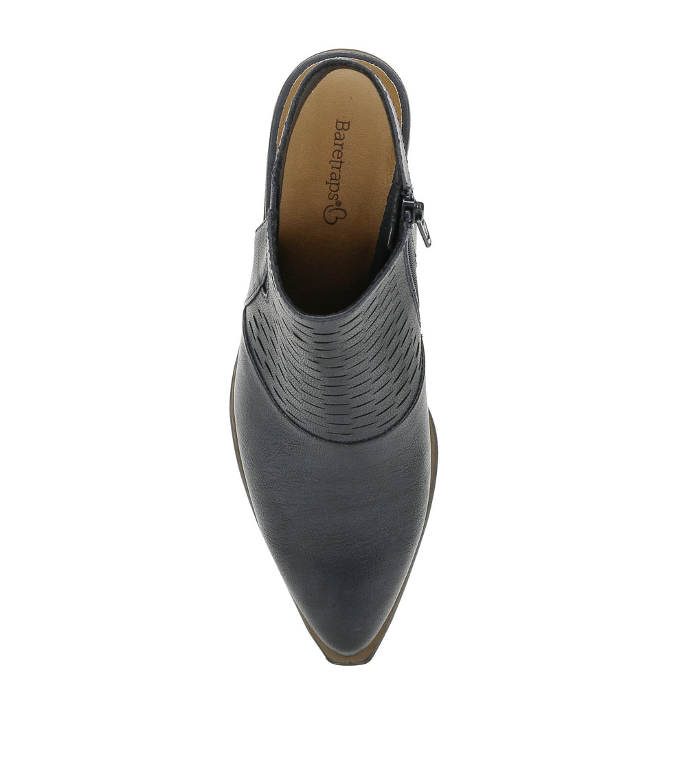 Yangley Block Heel Bootie Navy - Women
