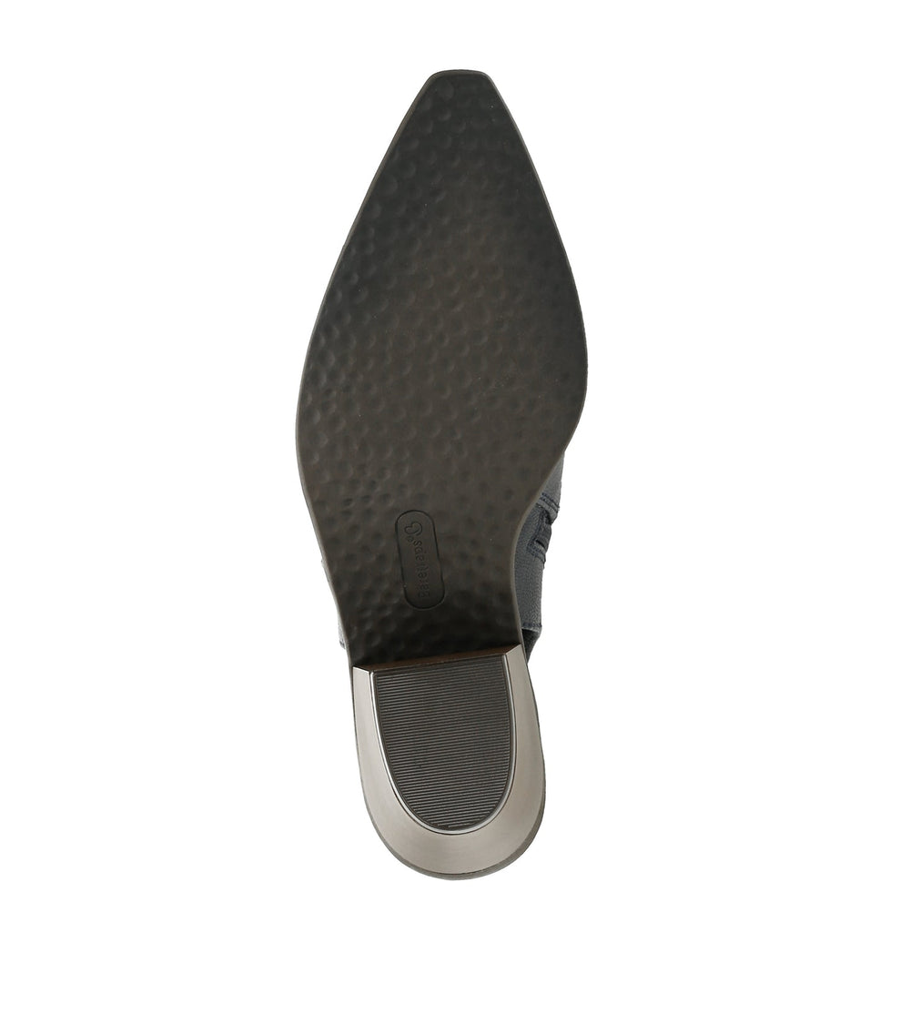 Yangley Block Heel Bootie Navy - Women