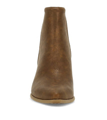 Yara Block Heel Bootie Bronze - Women