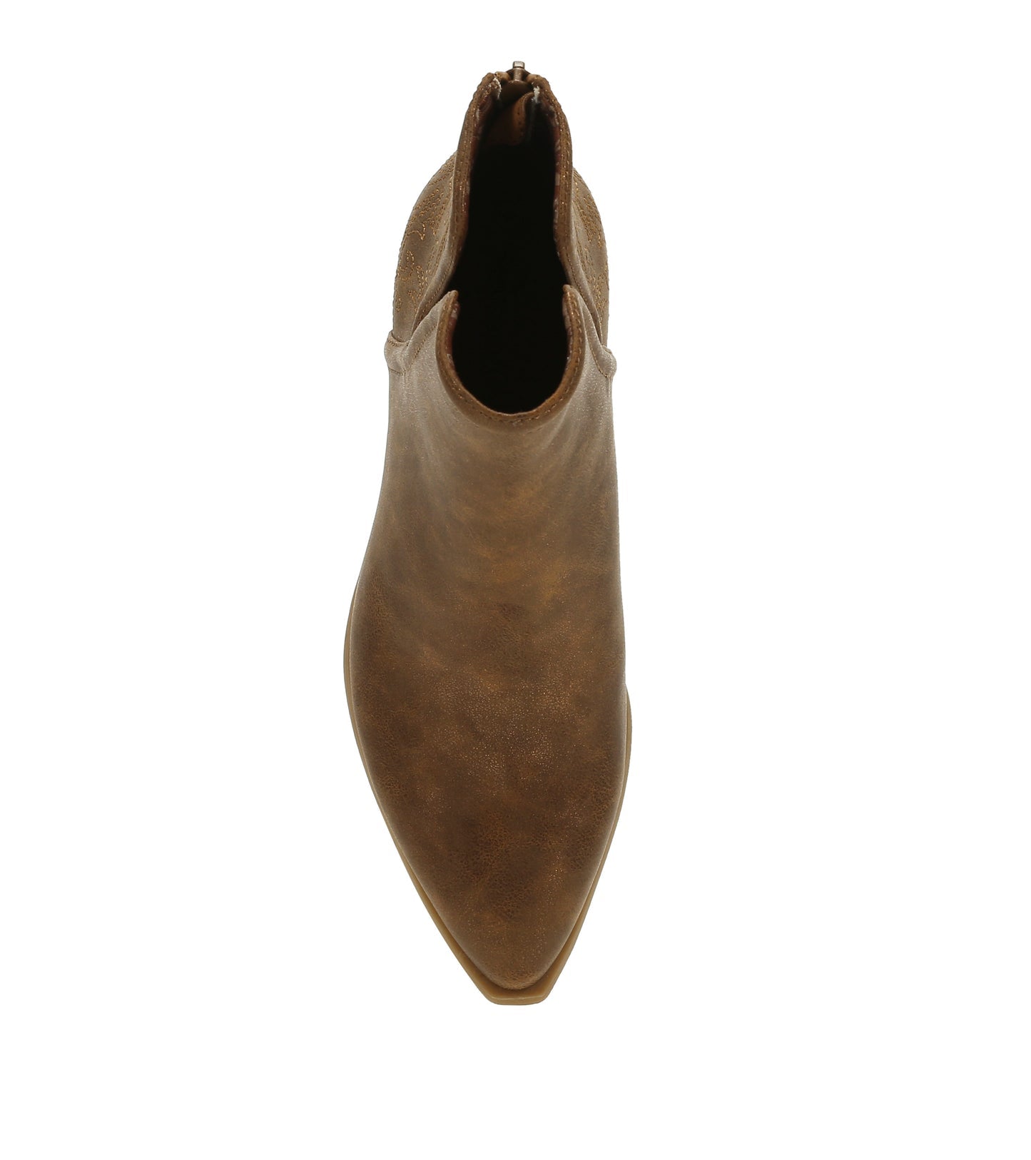 Yara Block Heel Bootie Bronze - Women