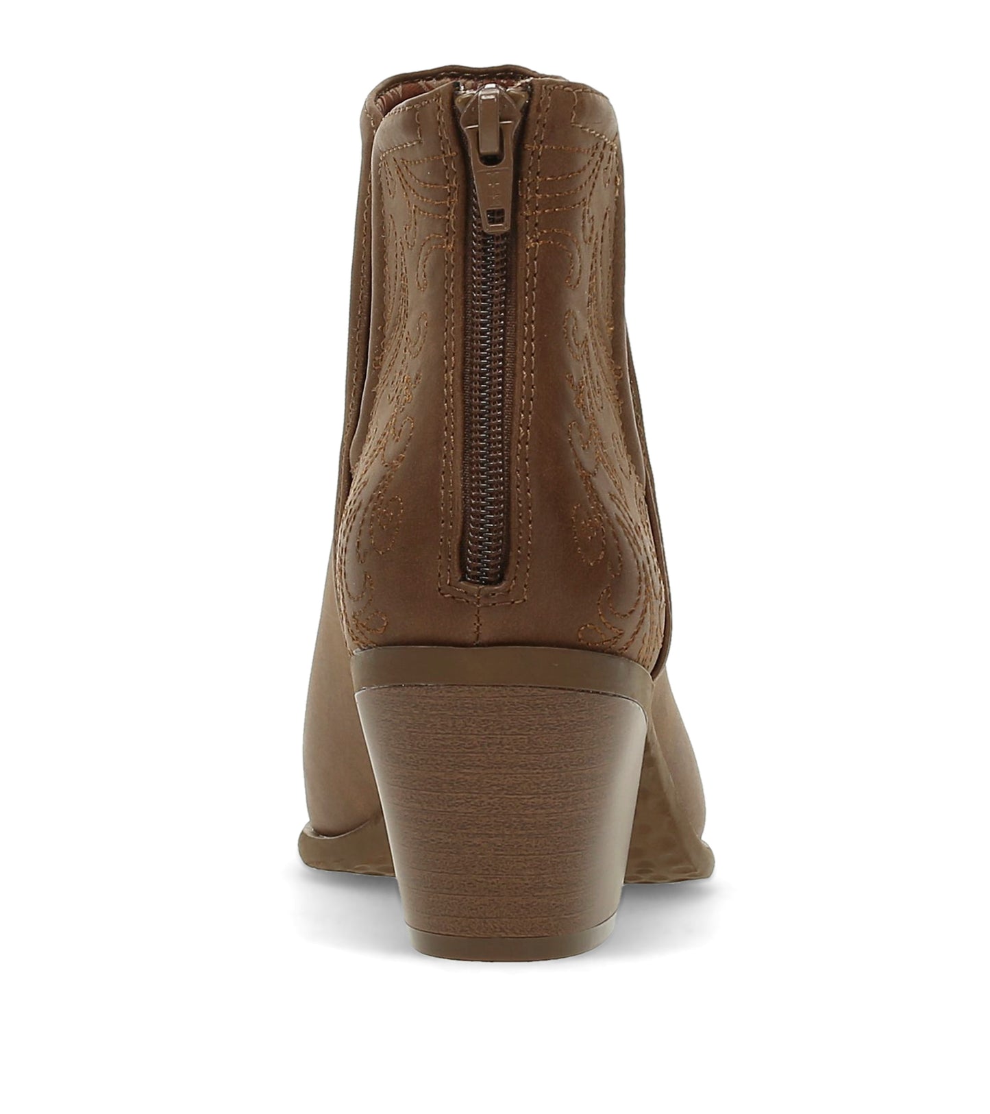 Yara Block Heel Bootie Coffee - Women