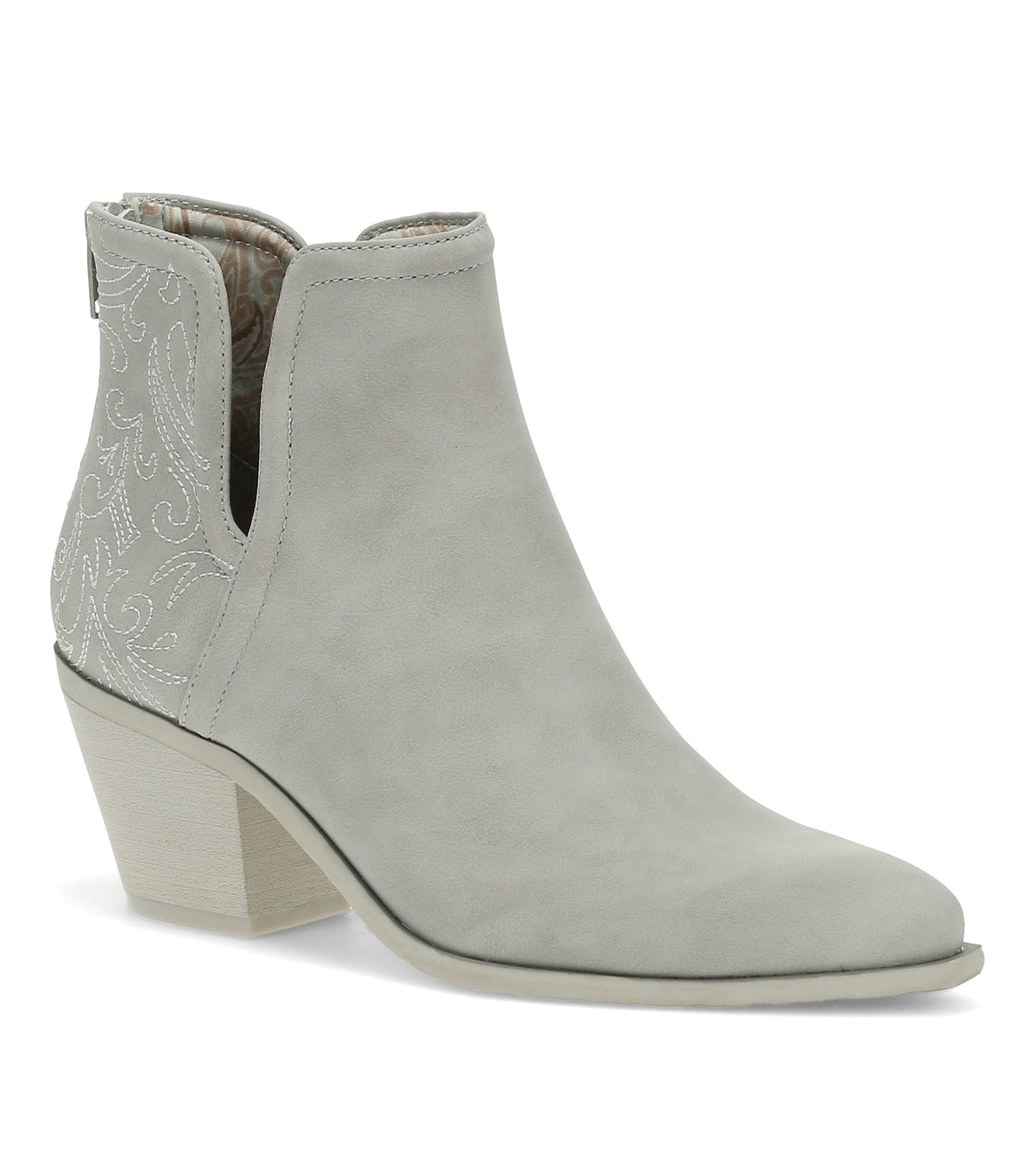 Yara Block Heel Bootie Dark Haze - Women
