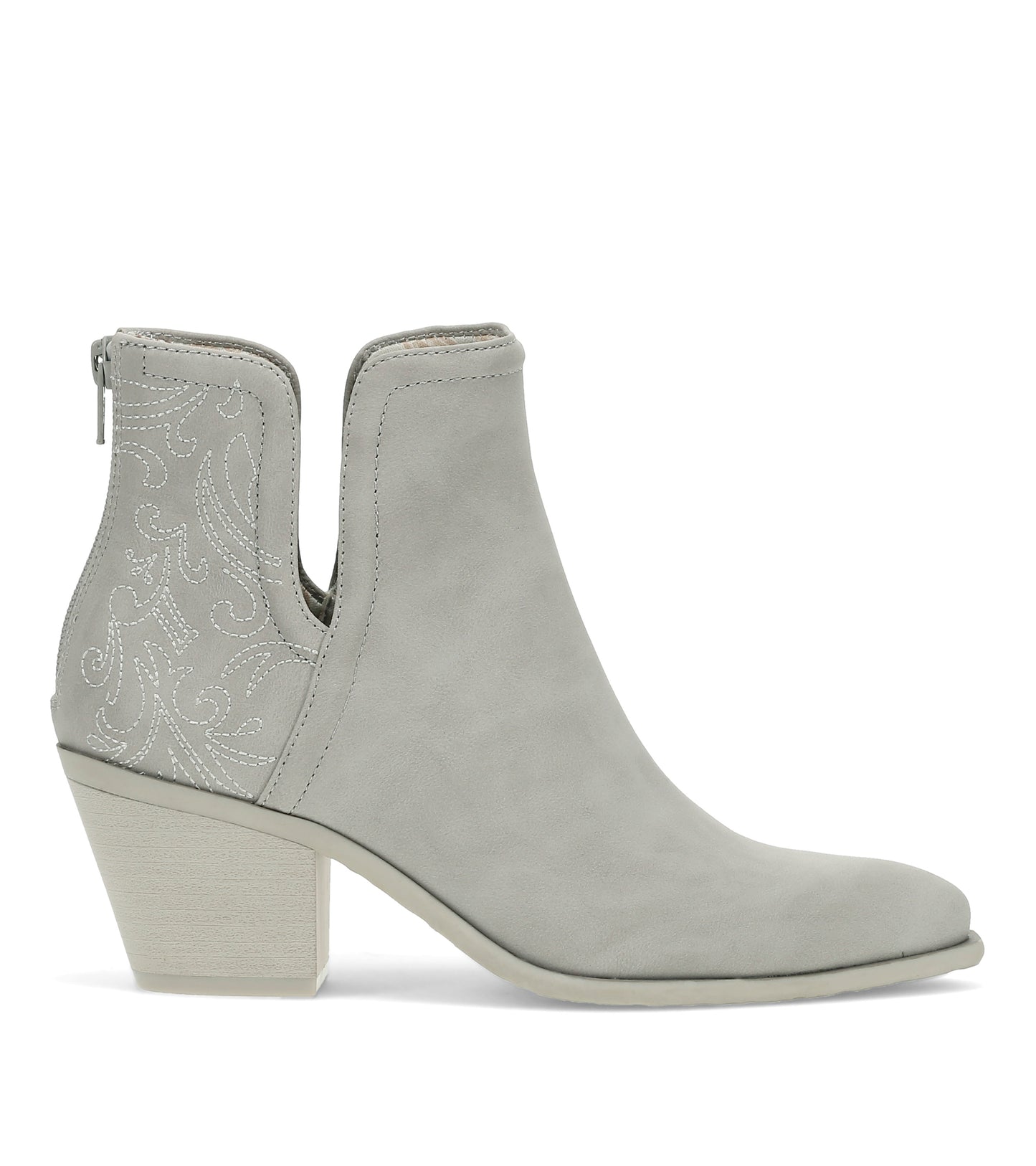 Yara Block Heel Bootie Dark Haze - Women