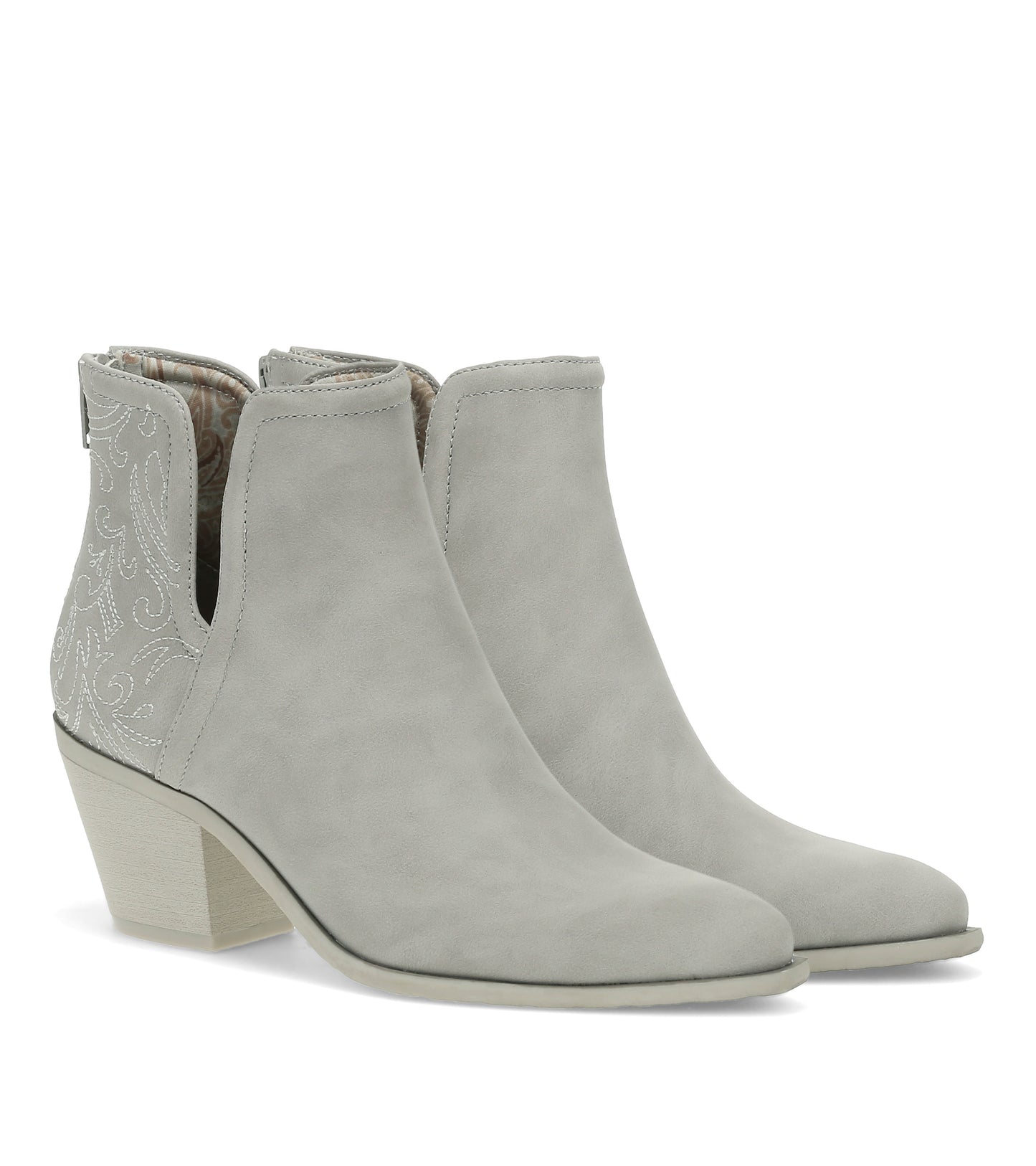 Yara Block Heel Bootie Dark Haze - Women