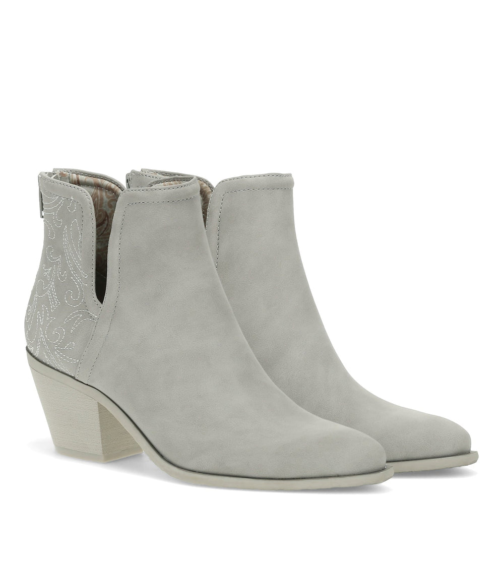 Yara Block Heel Bootie Dark Haze - Women